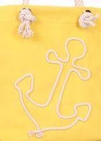 Летняя сумка с якорем POOLPARTY Anchor желтая