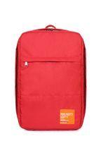 Рюкзак для ручной клади POOLPARTY Hub 40x25x20см Ryanair / Wizz Air / МАУ красный