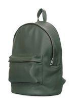 Рюкзак кожаный POOLPARTY темно-зеленый