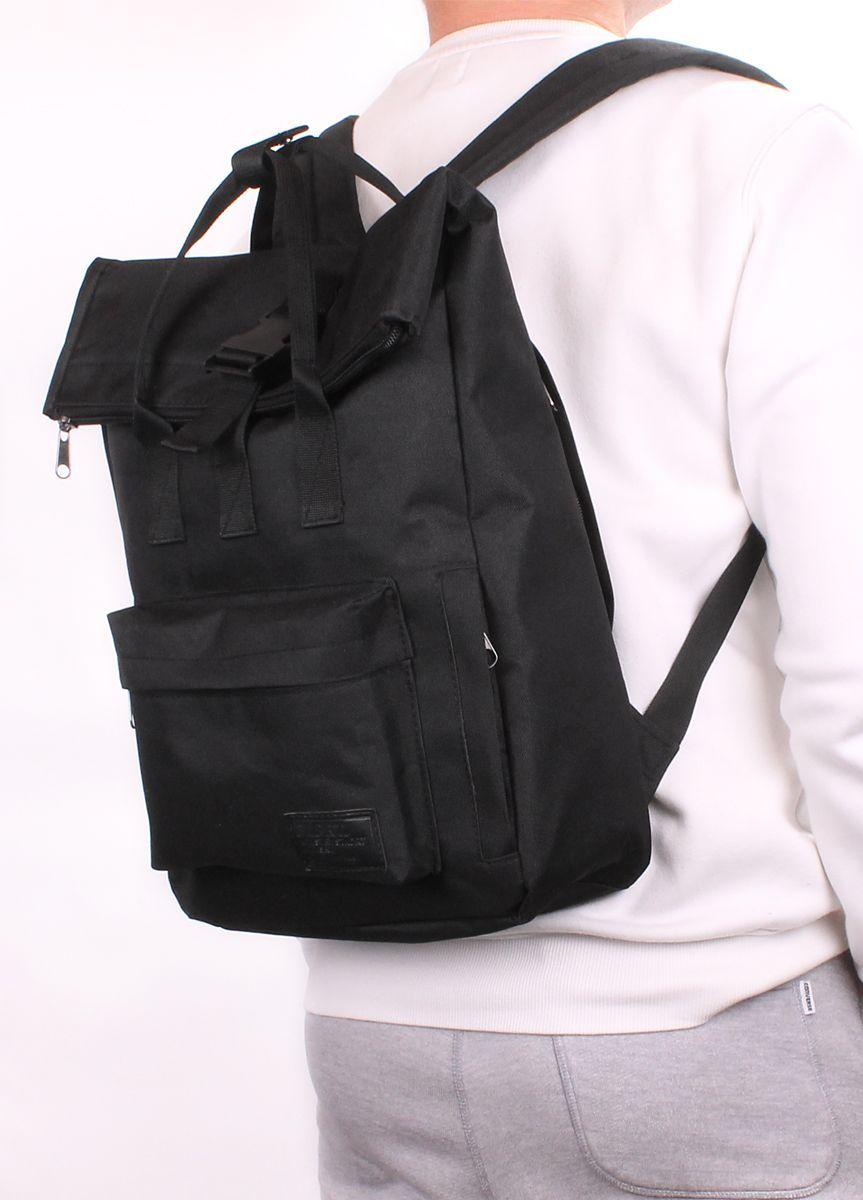 Рюкзак-роллтоп POOLPARTY Explorer черный