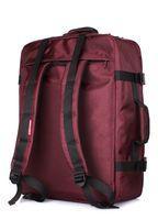 Рюкзак-сумка для ручной клади POOLPARTY Cabin 55x40x20см МАУ / SkyUp бордовый