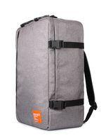 Рюкзак-сумка для ручной клади POOLPARTY Cabin 55x40x20см МАУ / SkyUp серый
