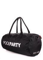 Спортивная-повседневная текстильная сумка POOLPARTY Gymbag черная