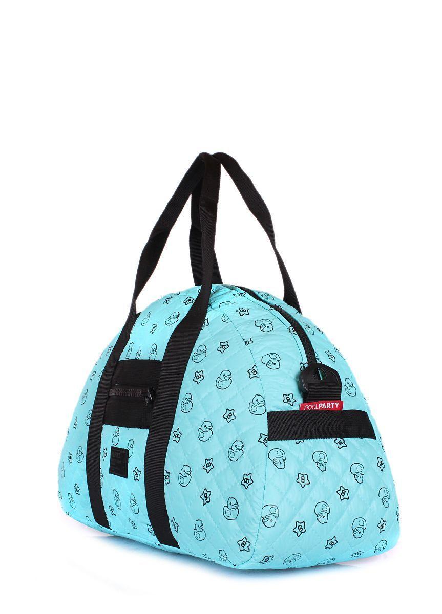 Стеганая сумка POOLPARTY Alaska голубая