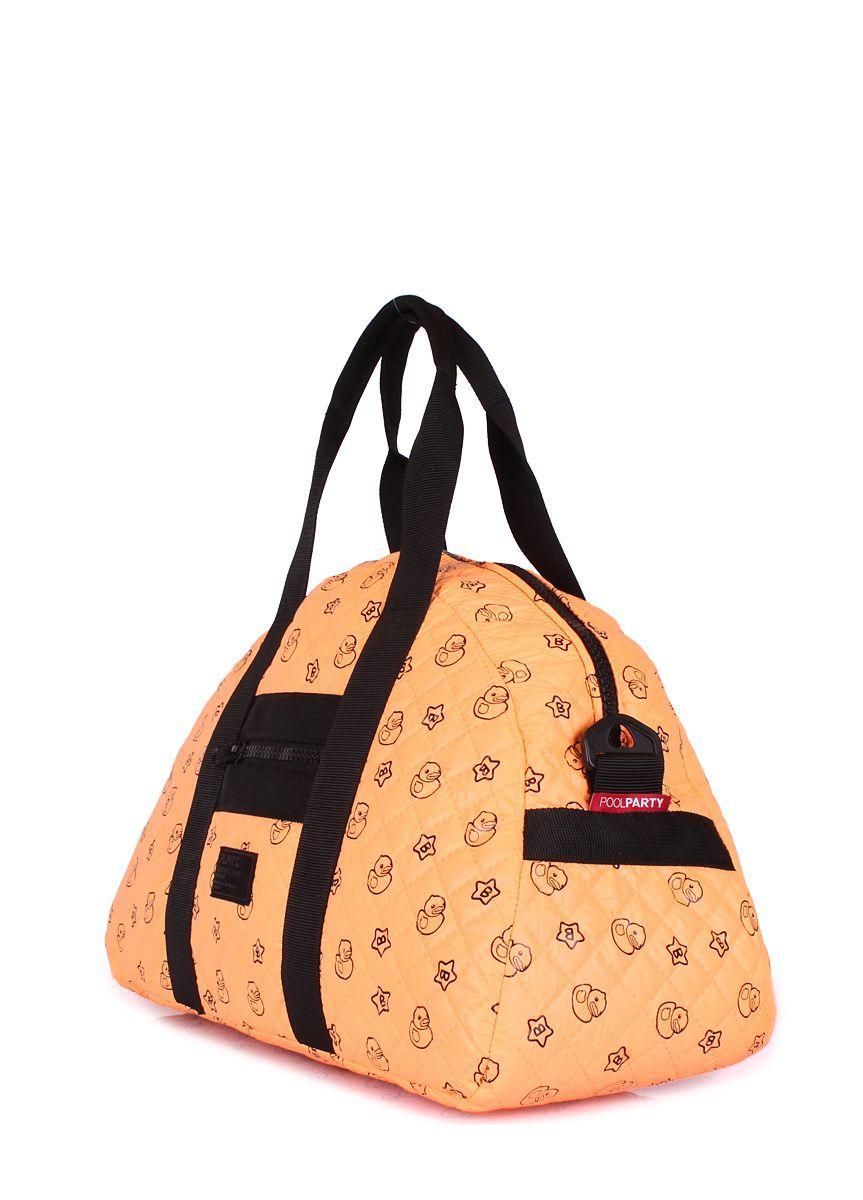 Стеганая сумка POOLPARTY Alaska оранжевая