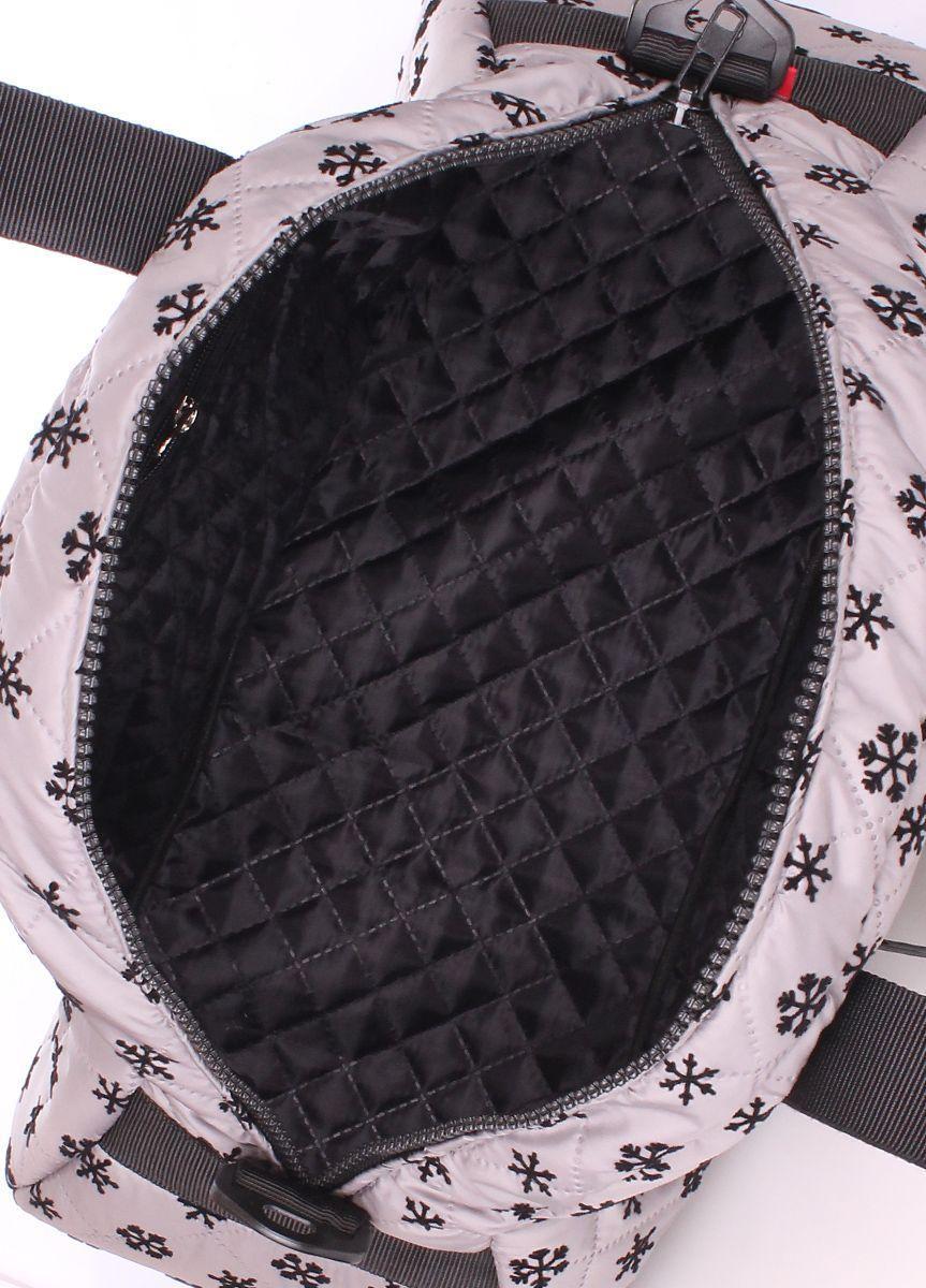 Стеганая сумка POOLPARTY Alaska серая