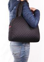 Стеганая сумка POOLPARTY Boom черная