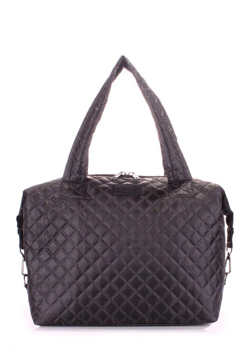 Стеганая сумка POOLPARTY Tokyo черная