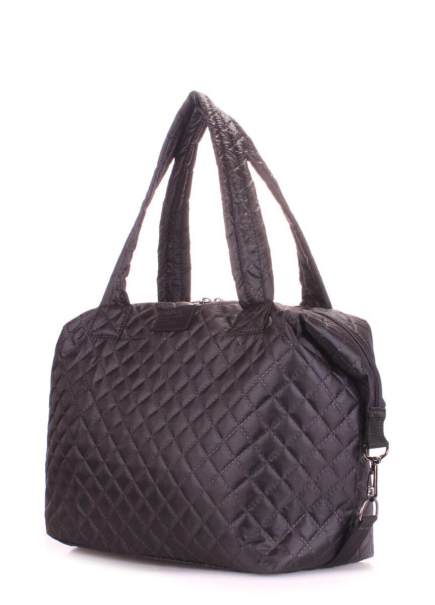 Стеганая сумка POOLPARTY Tokyo черная