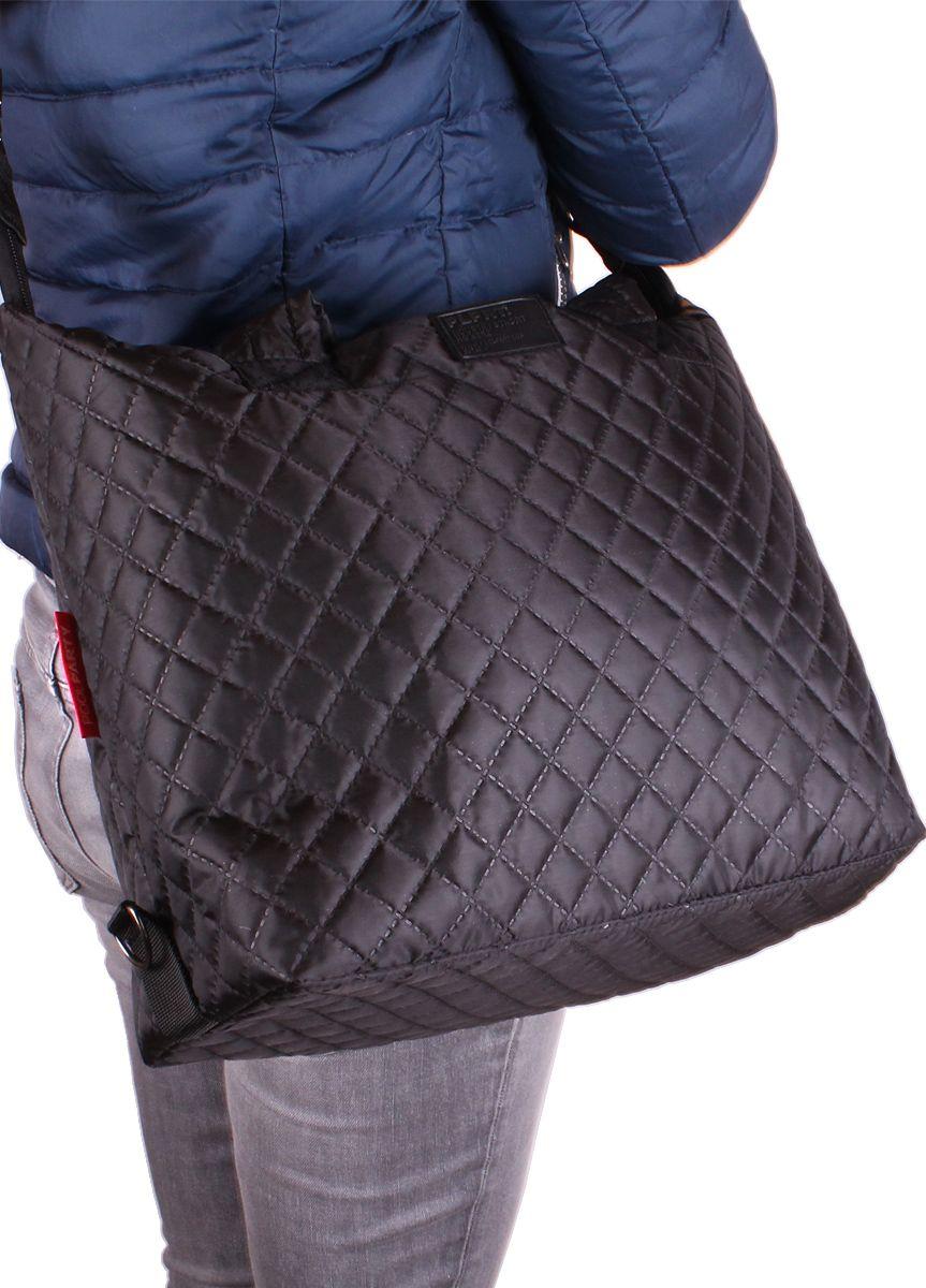 Стеганая сумка POOLPARTY Tokyo черная