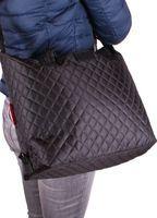 Стеганая сумка POOLPARTY Tokyo черная