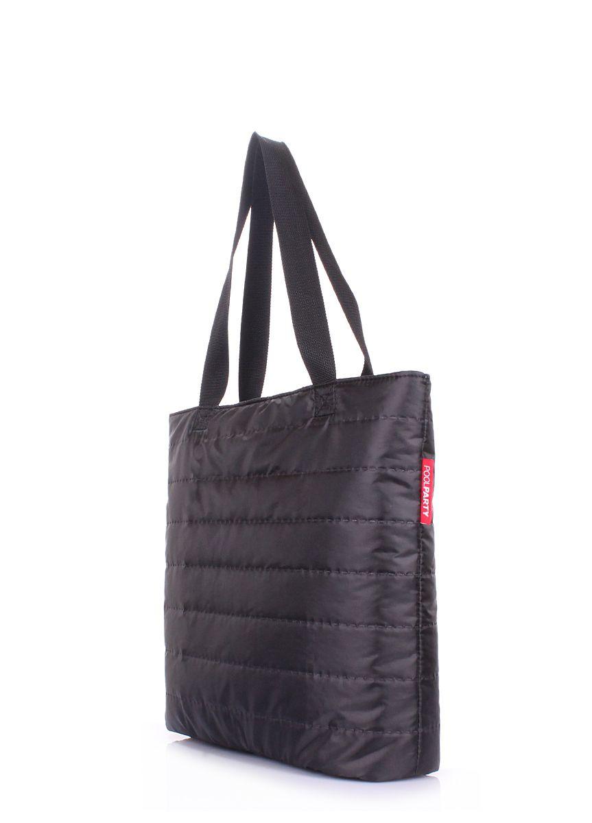 Стеганая сумка POOLPARTY черная