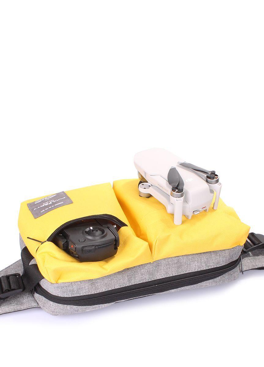 Сумка на пояс POOLPARTY Bumper желтая