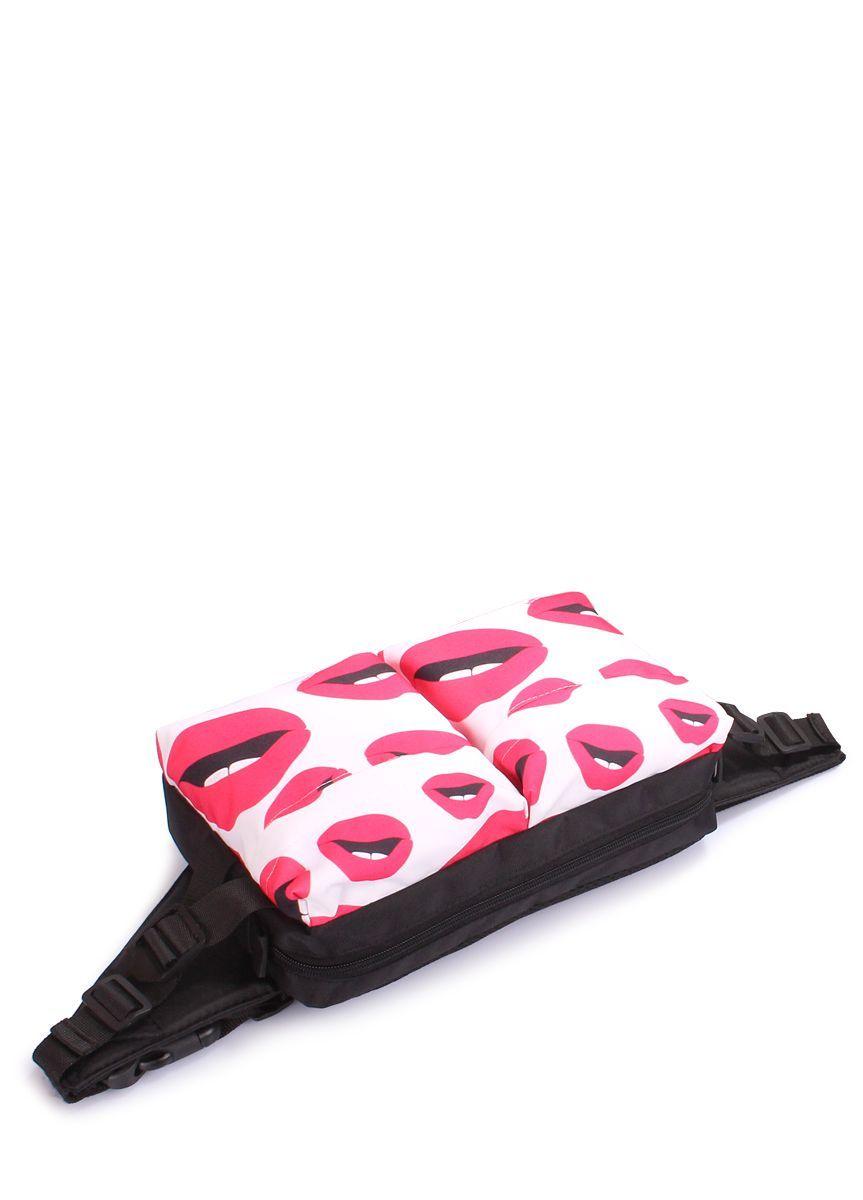 Сумка на пояс POOLPARTY Bumper с губами