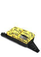 Сумка на пояс POOLPARTY Bumper с принтом CAUTION