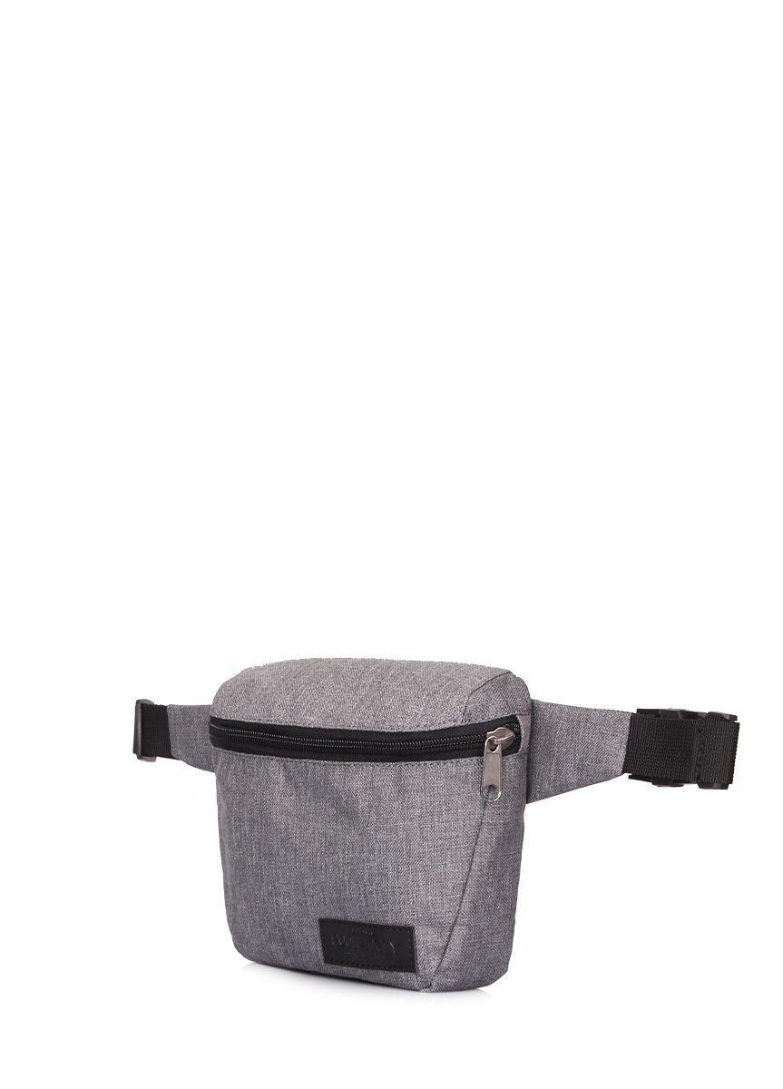 Сумка на пояс POOLPARTY Fanny серая