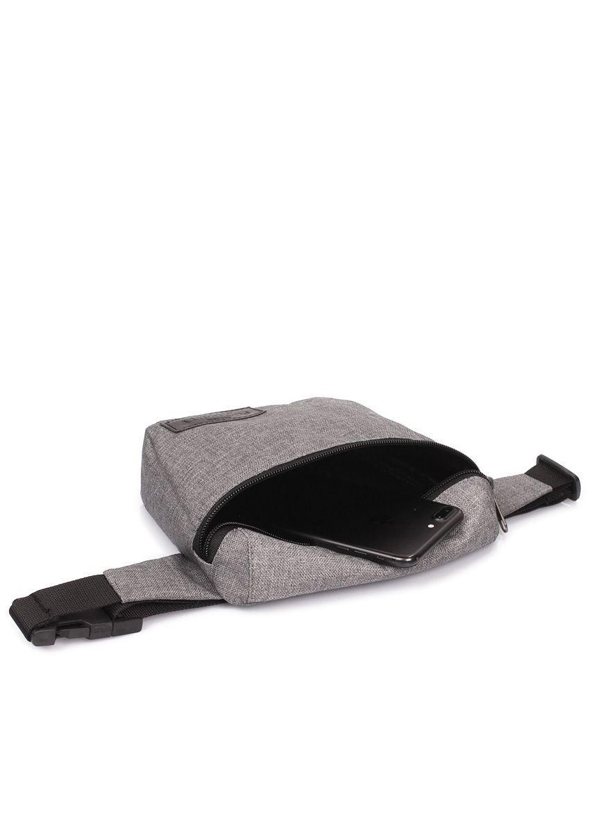 Сумка на пояс POOLPARTY Fanny серая