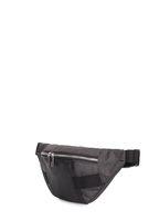 Сумка-бананка POOLPARTY Banana с кожаной отделкой