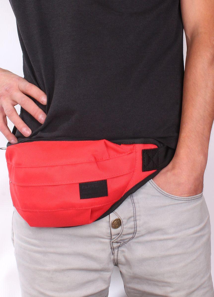 Сумка-бананка POOLPARTY Bumbag красная