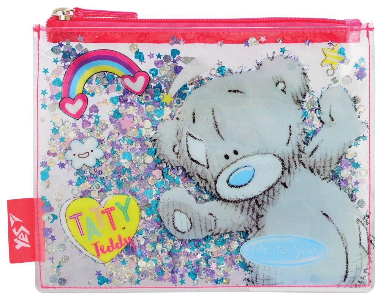 Пенал-косметичка YES с блестками "MTY"