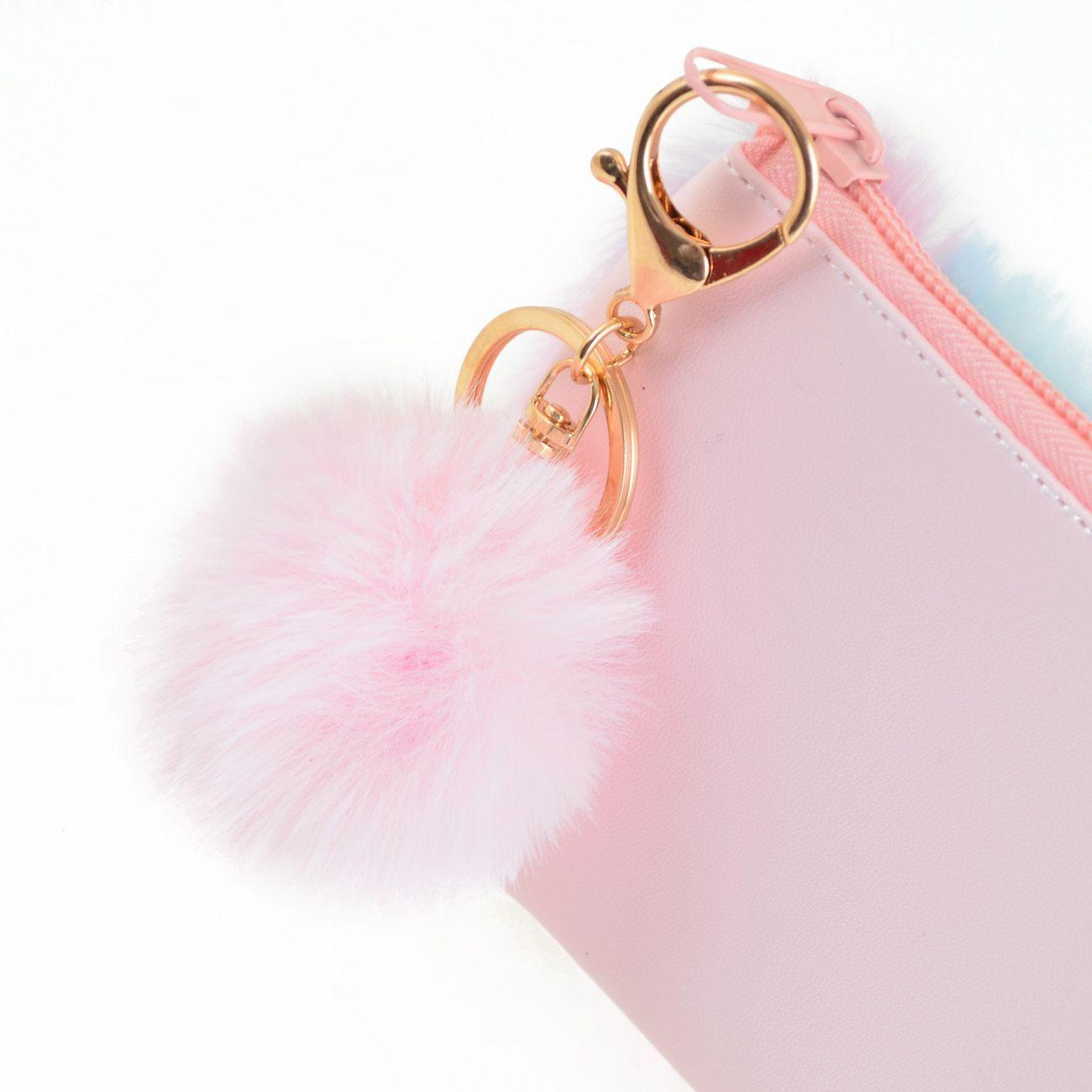 Пенал-косметичка YES  «Furry», розовая