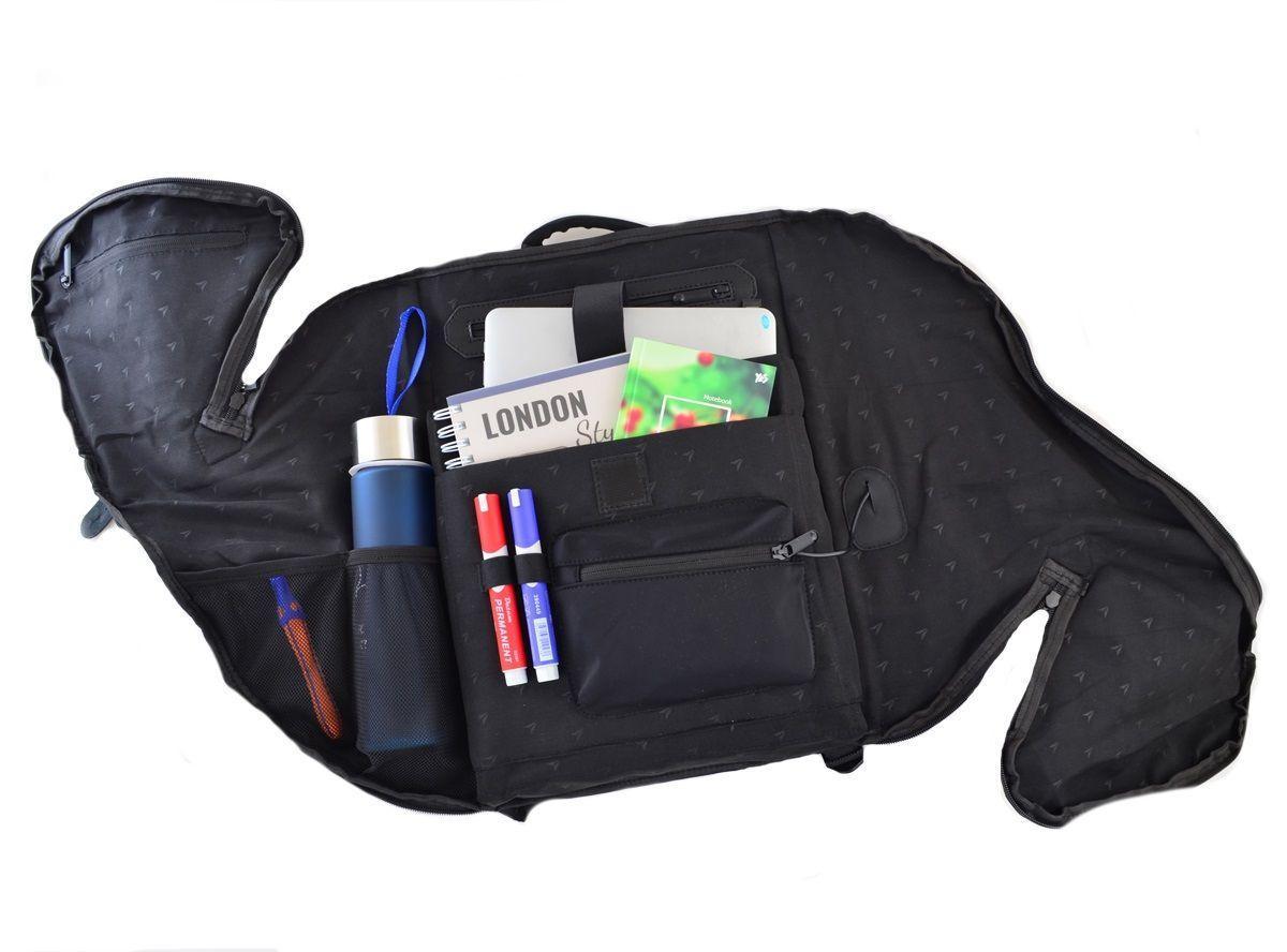 Рюкзак городской YES  GP-01 "Orange x-factor"