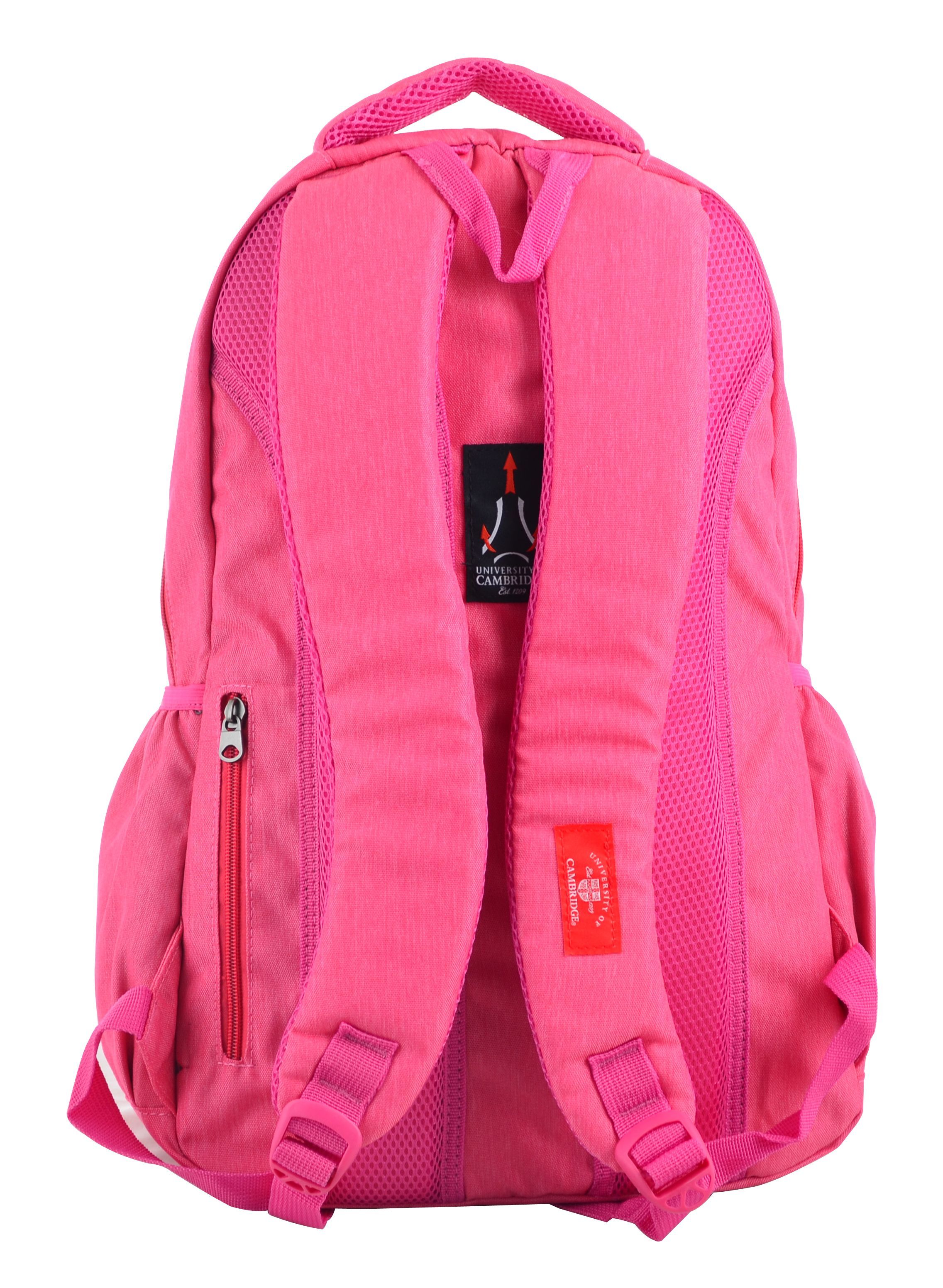 Рюкзак молодежный YES  CA 145, 48х30х15, розовый