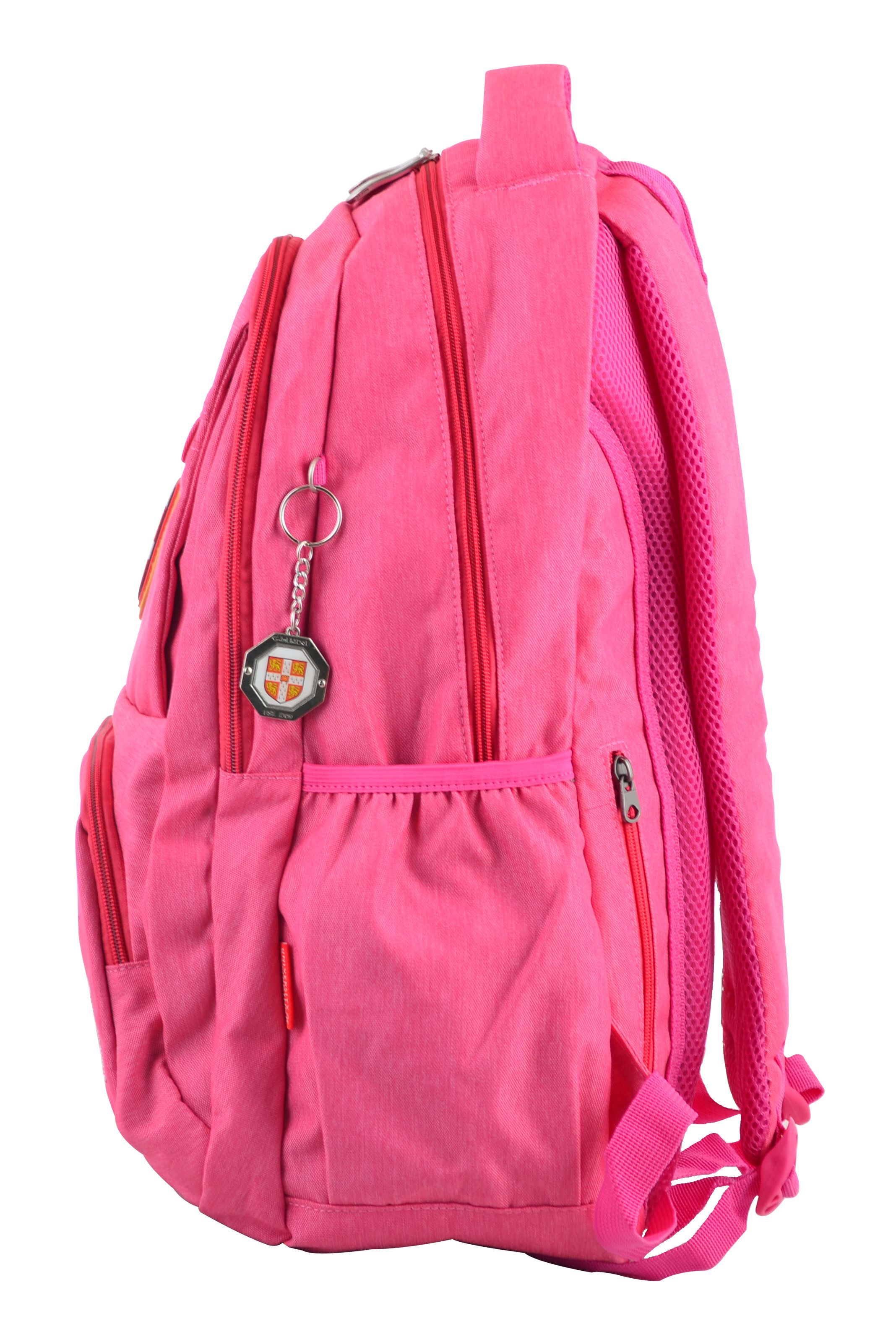 Рюкзак молодежный YES  CA 145, 48х30х15, розовый