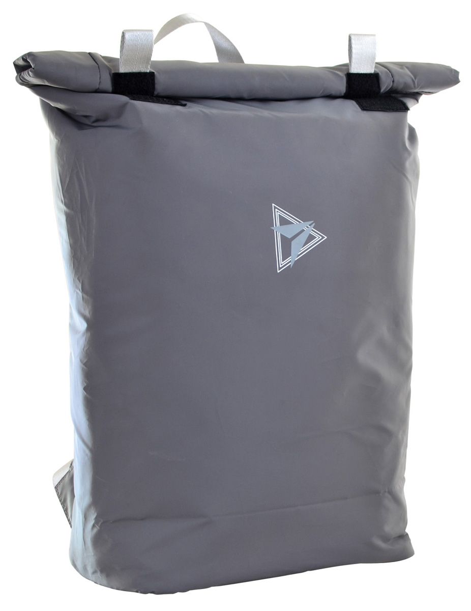 Рюкзак городской YES  Roll-top T-65 "Reflective Grey"