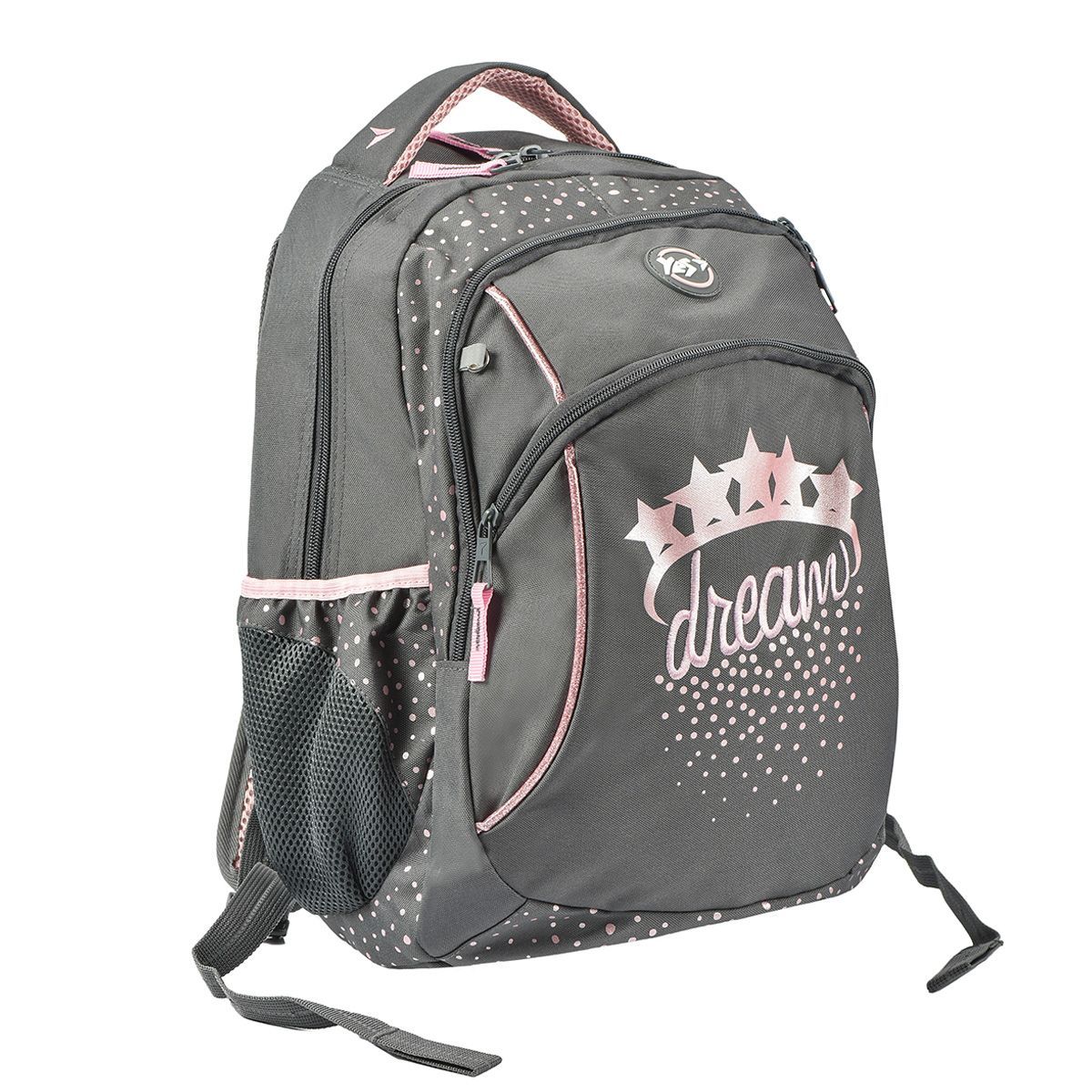 Рюкзак молодежный YES T-45  "Dream", серый