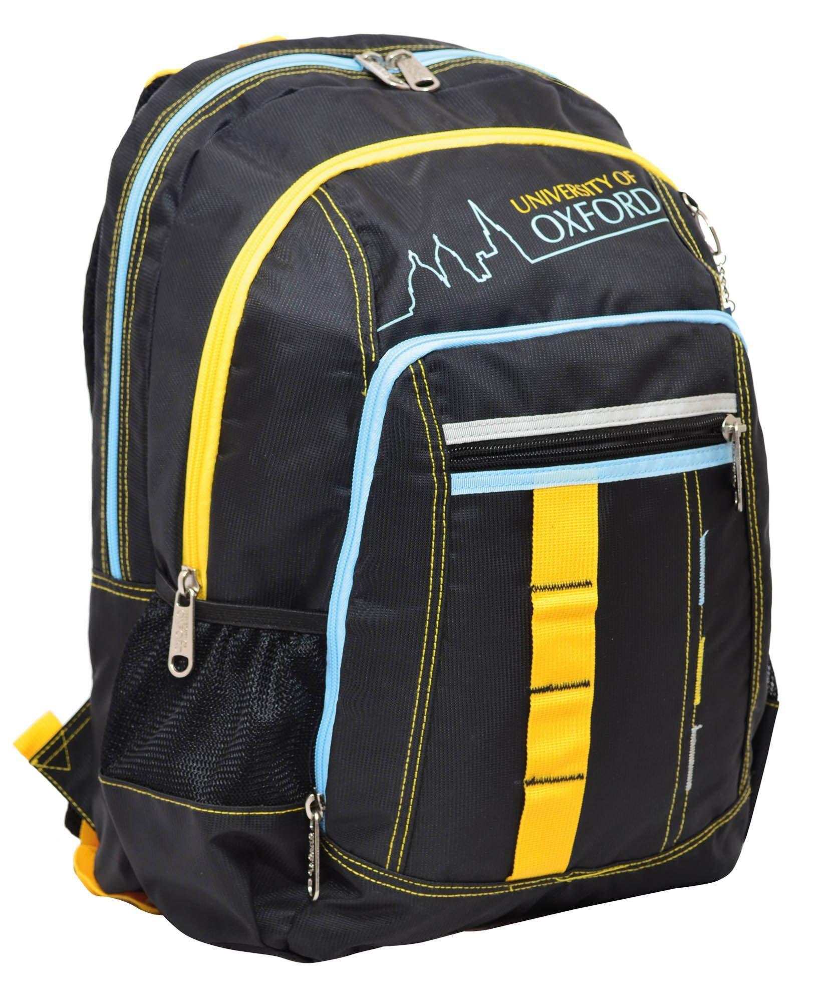 Рюкзак подростковый YES  "Oxford" ХО76 черный, 42*32*18см