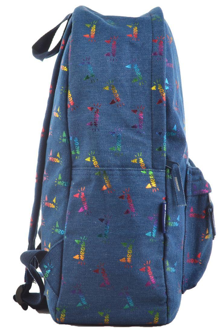 Рюкзак молодежный YES  ST-18 Jeans Meow, 41*30*13.5