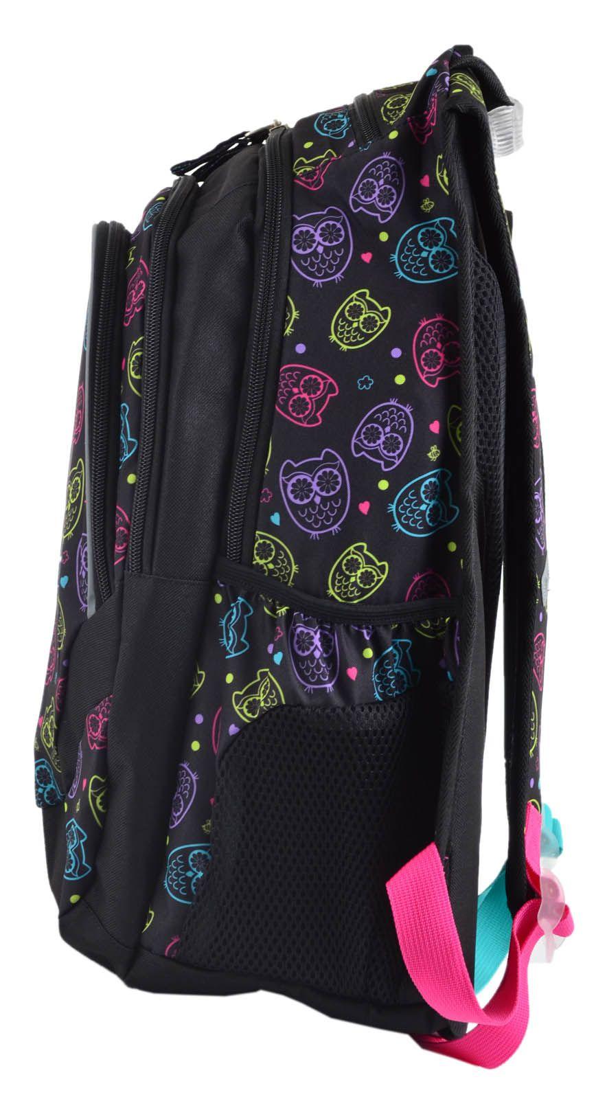 Рюкзак молодежный YES  Т-27 OWLS, 46*37*20