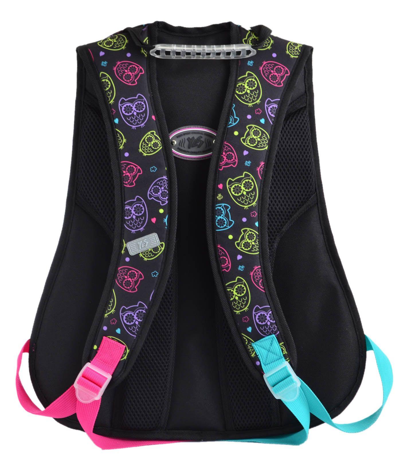 Рюкзак молодежный YES  Т-27 OWLS, 46*37*20