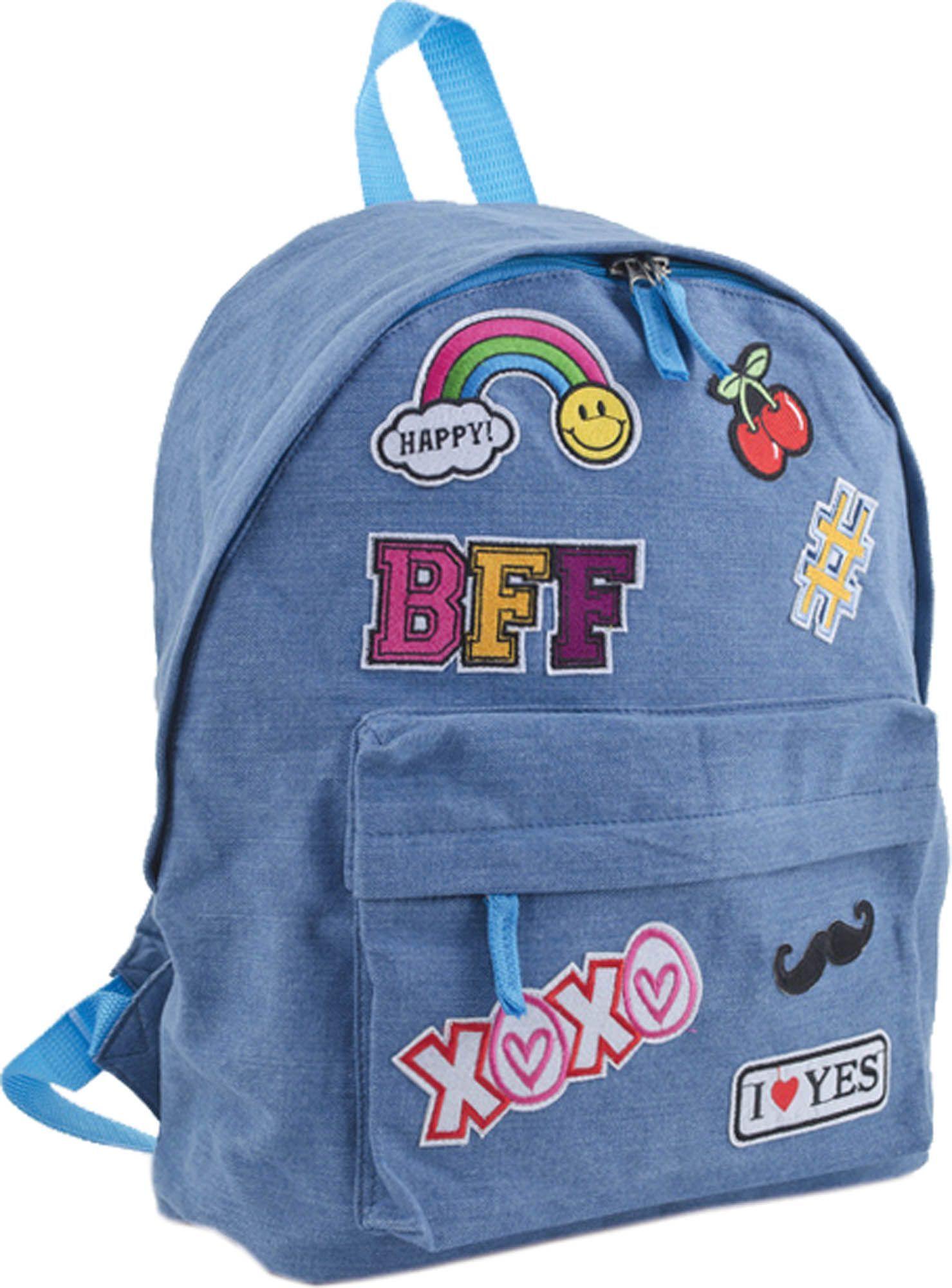 Рюкзак подростковый YES  ST-15 Jeans ХОХО, 30*36*12