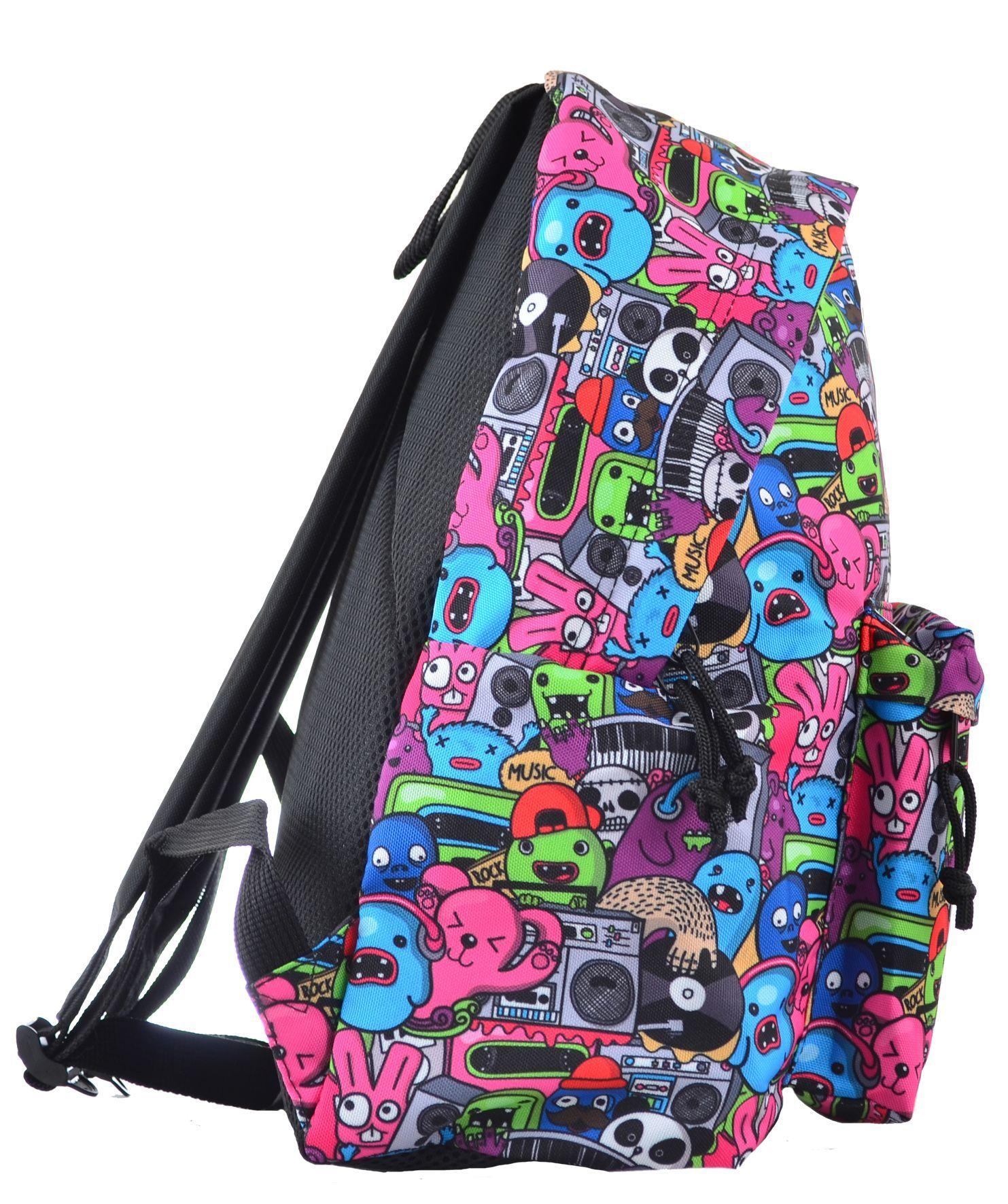 Рюкзак молодежный YES  ST-17 Crazy muzic, 42*32*12