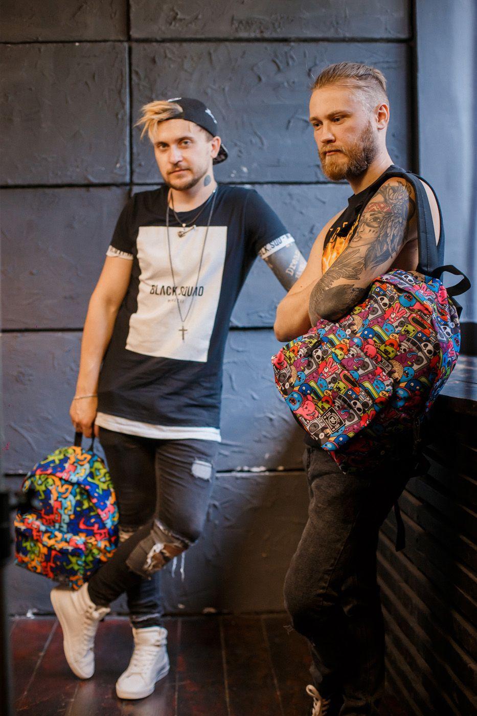 Рюкзак молодежный YES  ST-17 Crazy muzic, 42*32*12