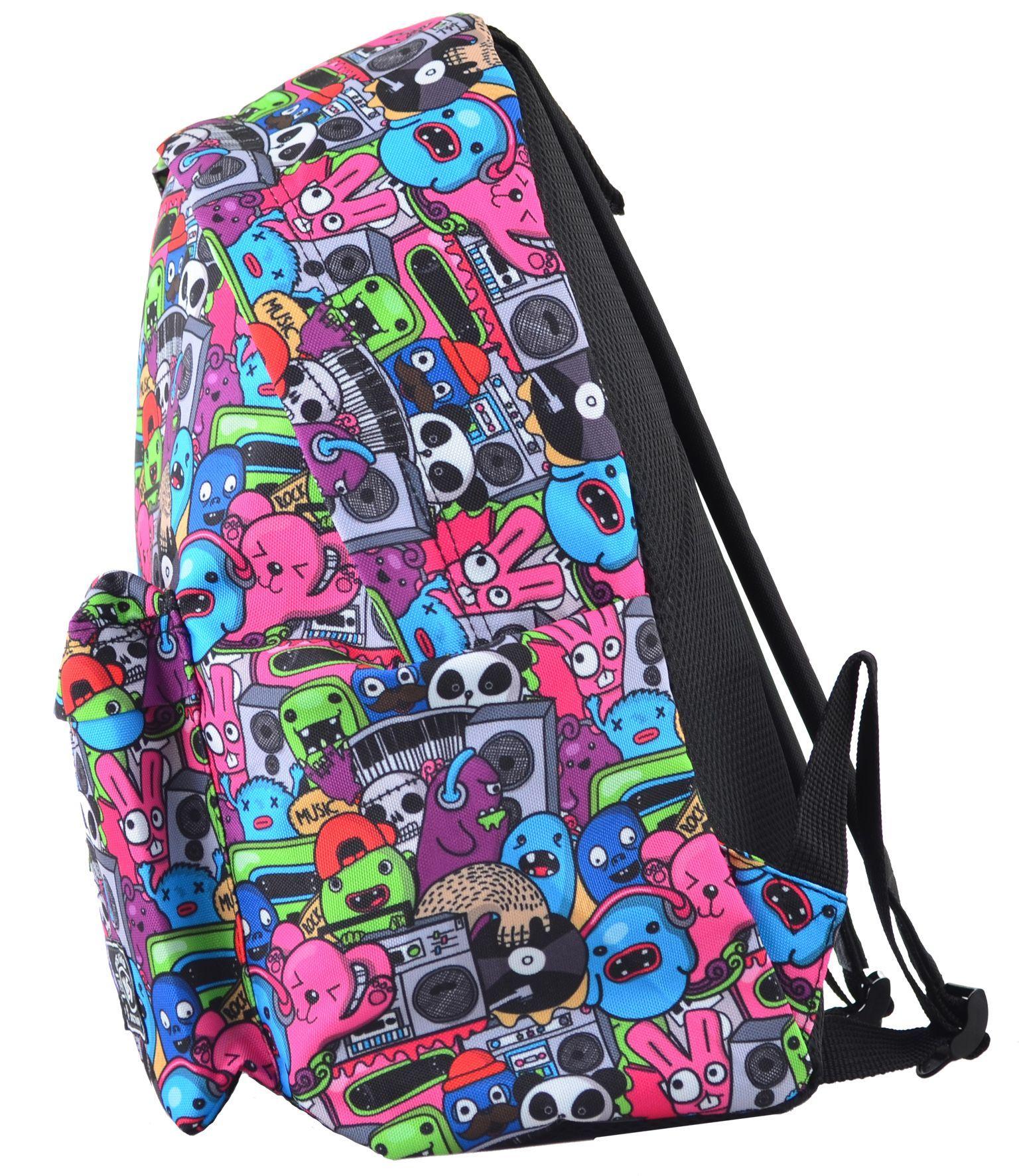 Рюкзак молодежный YES  ST-17 Crazy muzic, 42*32*12