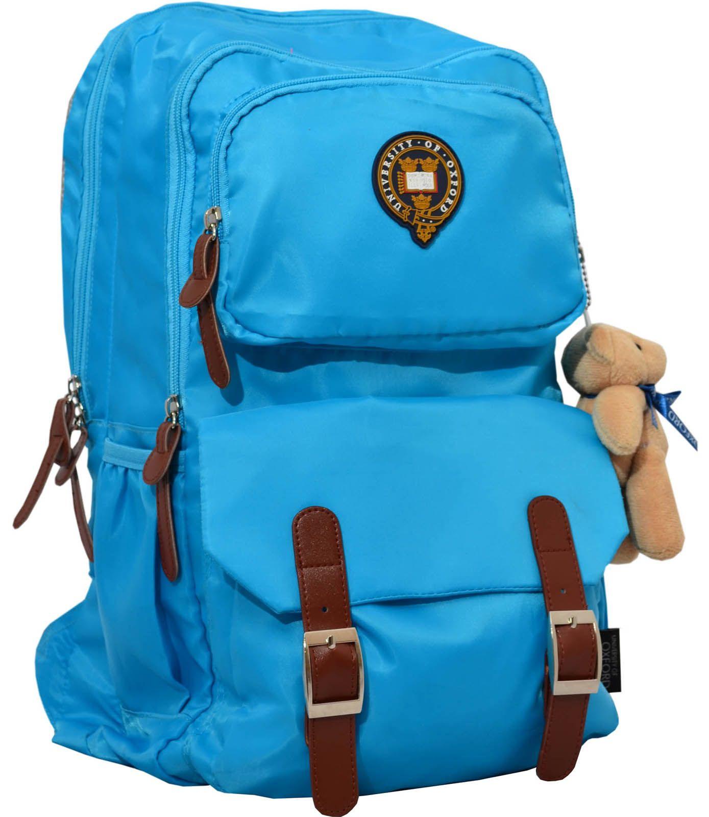 Рюкзак подростковый YES  Х163 "Oxford" бирюзовый, 47*29*16см