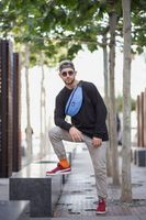 Сумка на пояс YES SP-25 Omut синий