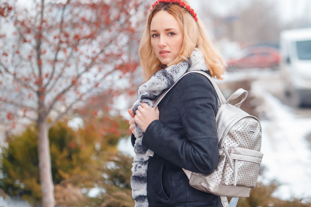 Сумка-рюкзак  YES, серый , 23.5*33*11см