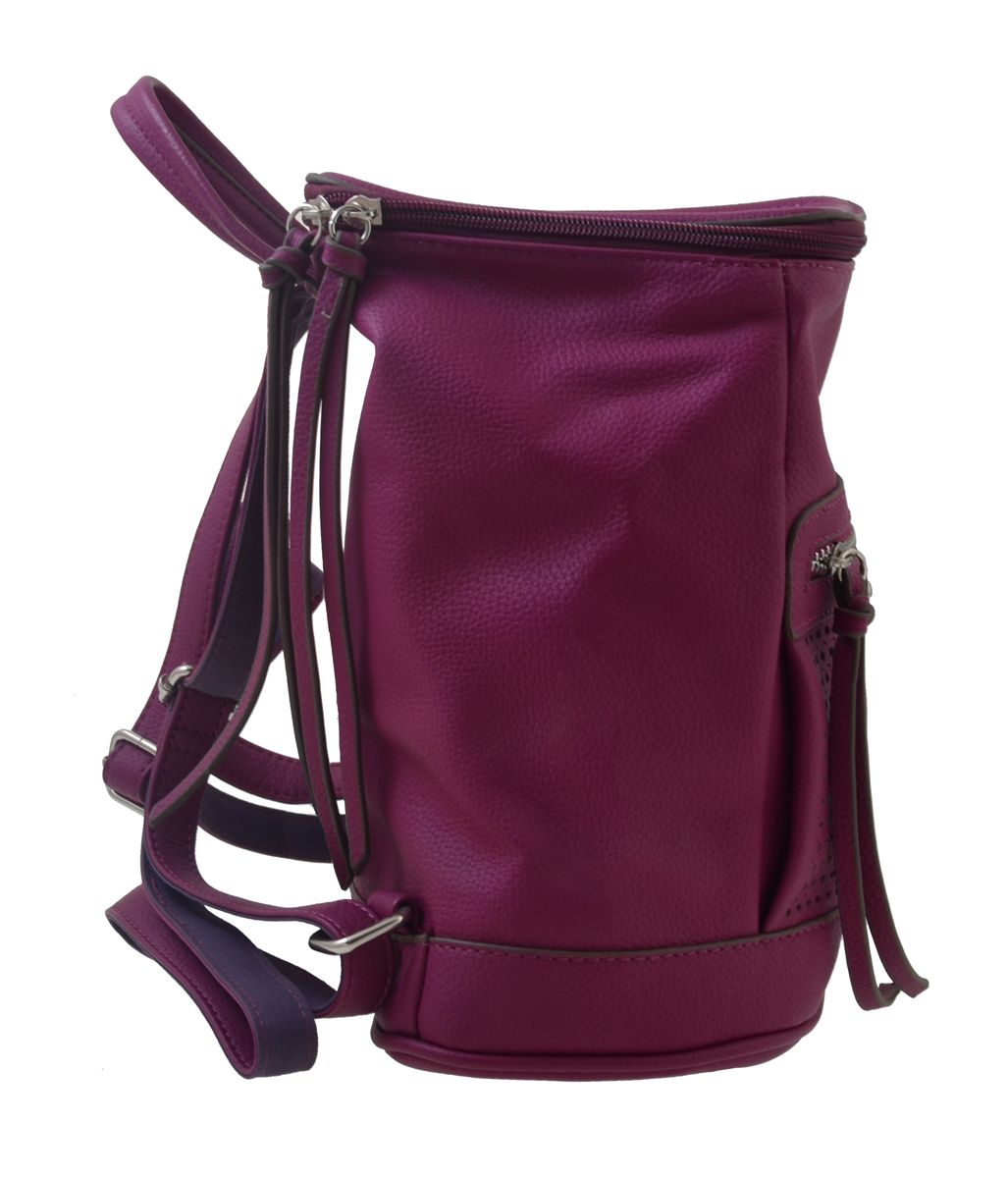 Сумка-рюкзак, сливовая, 26*14*27см