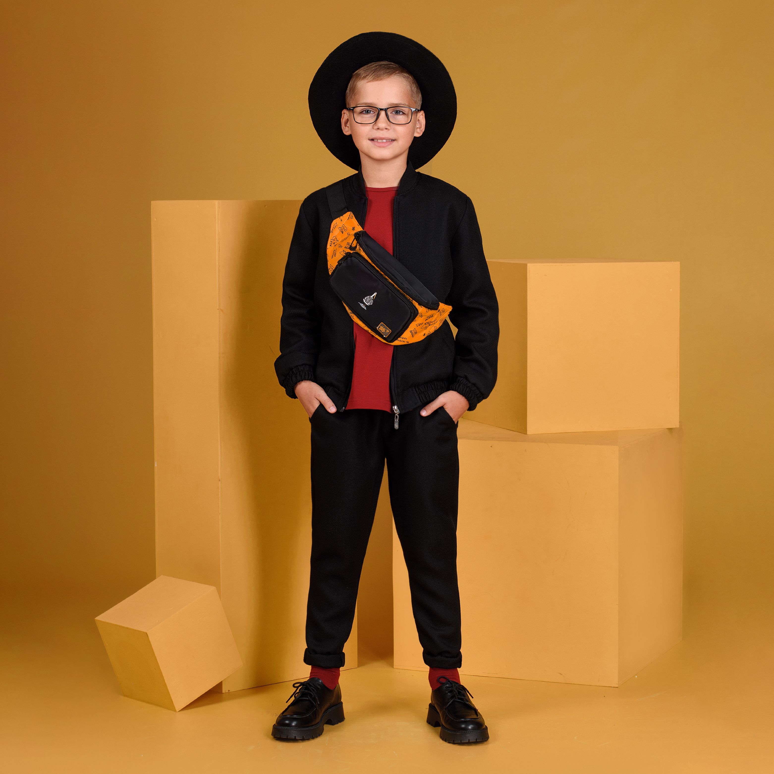 Сумка на пояс YES SP-27 Гусь, желтый