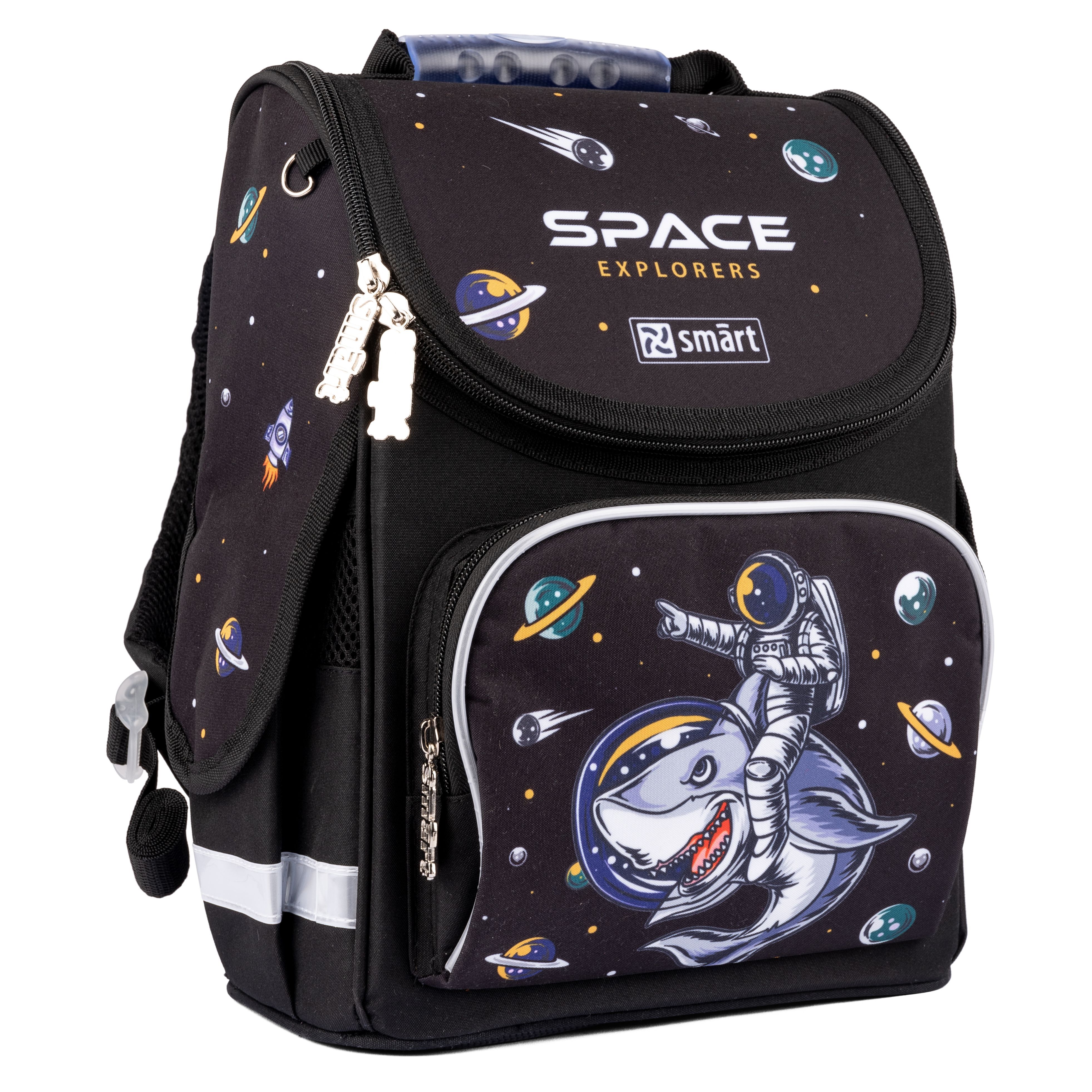 Рюкзак школьный каркасный Smart PG-11 Space Explorers