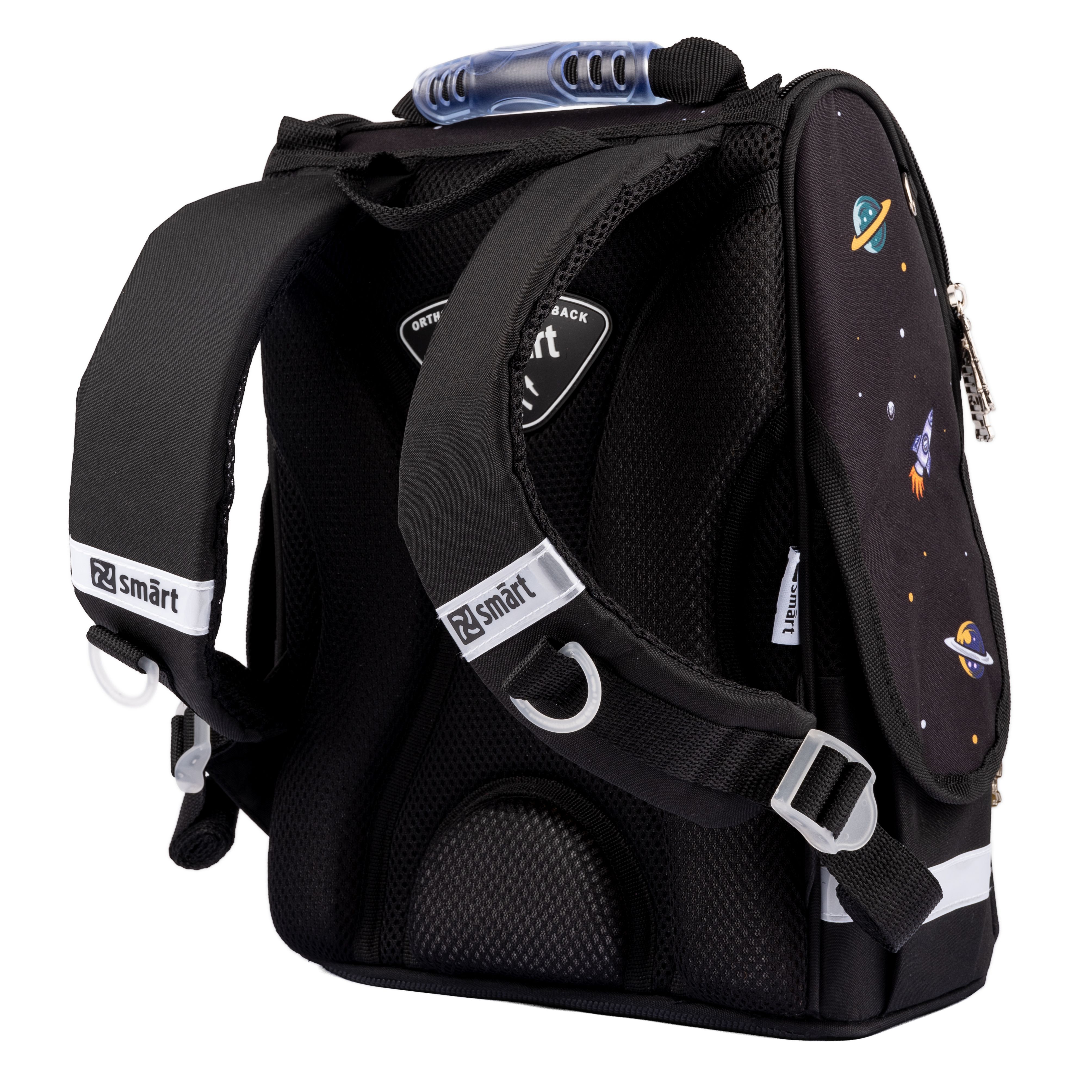 Рюкзак школьный каркасный Smart PG-11 Space Explorers