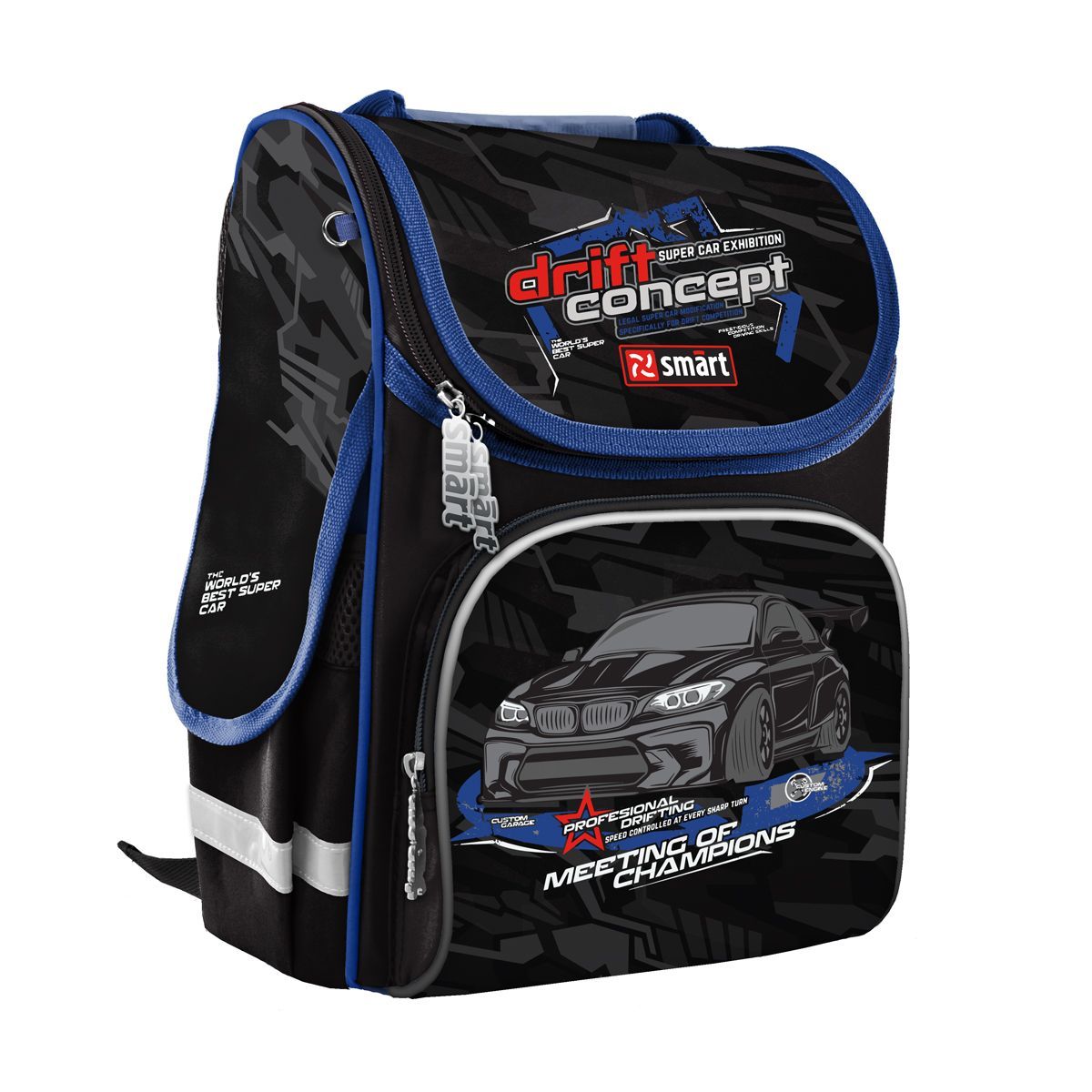 Рюкзак школьный каркасный Smart PG-11 Drift