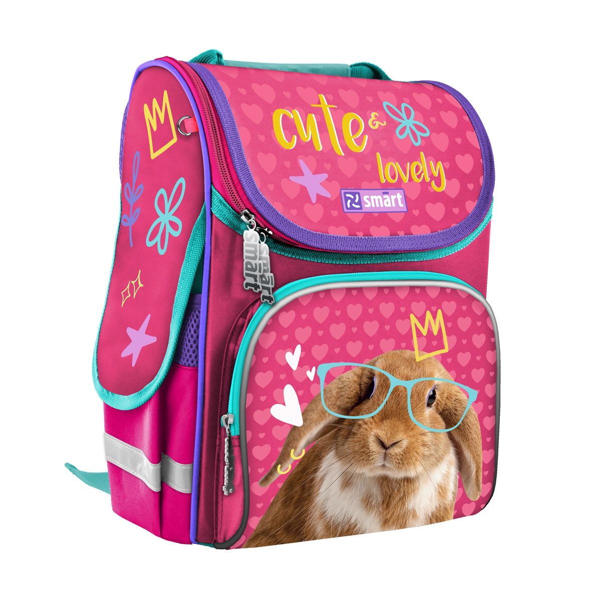 Рюкзак школьный каркасный Smart PG-11 Cute lovely