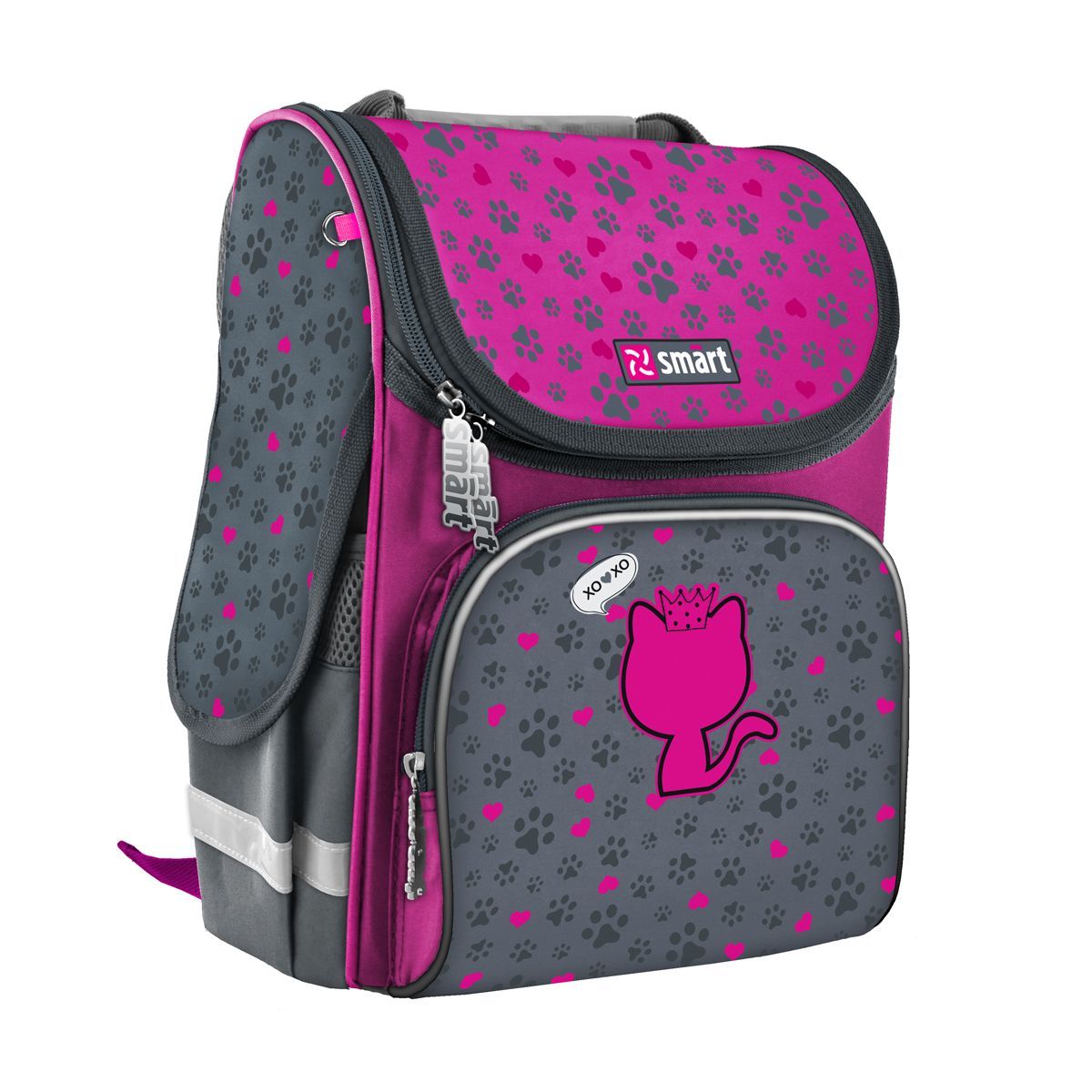 Рюкзак школьный каркасный Smart PG-11 Meow