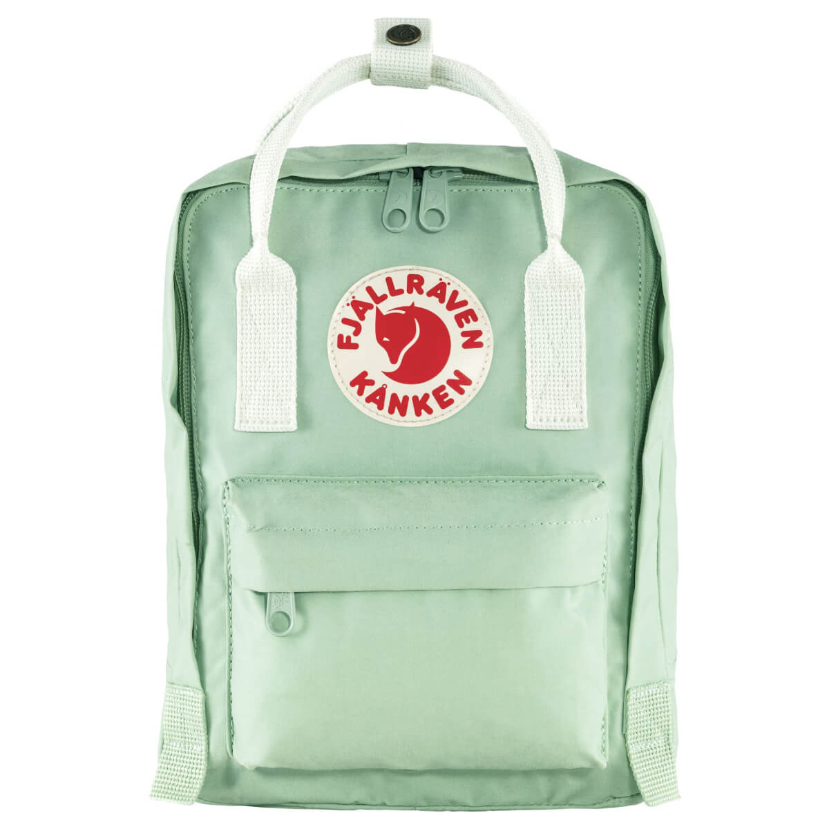 Городской рюкзак Fjallraven Kanken Mini Mint Green/Cool White 7 л 23561.600-106