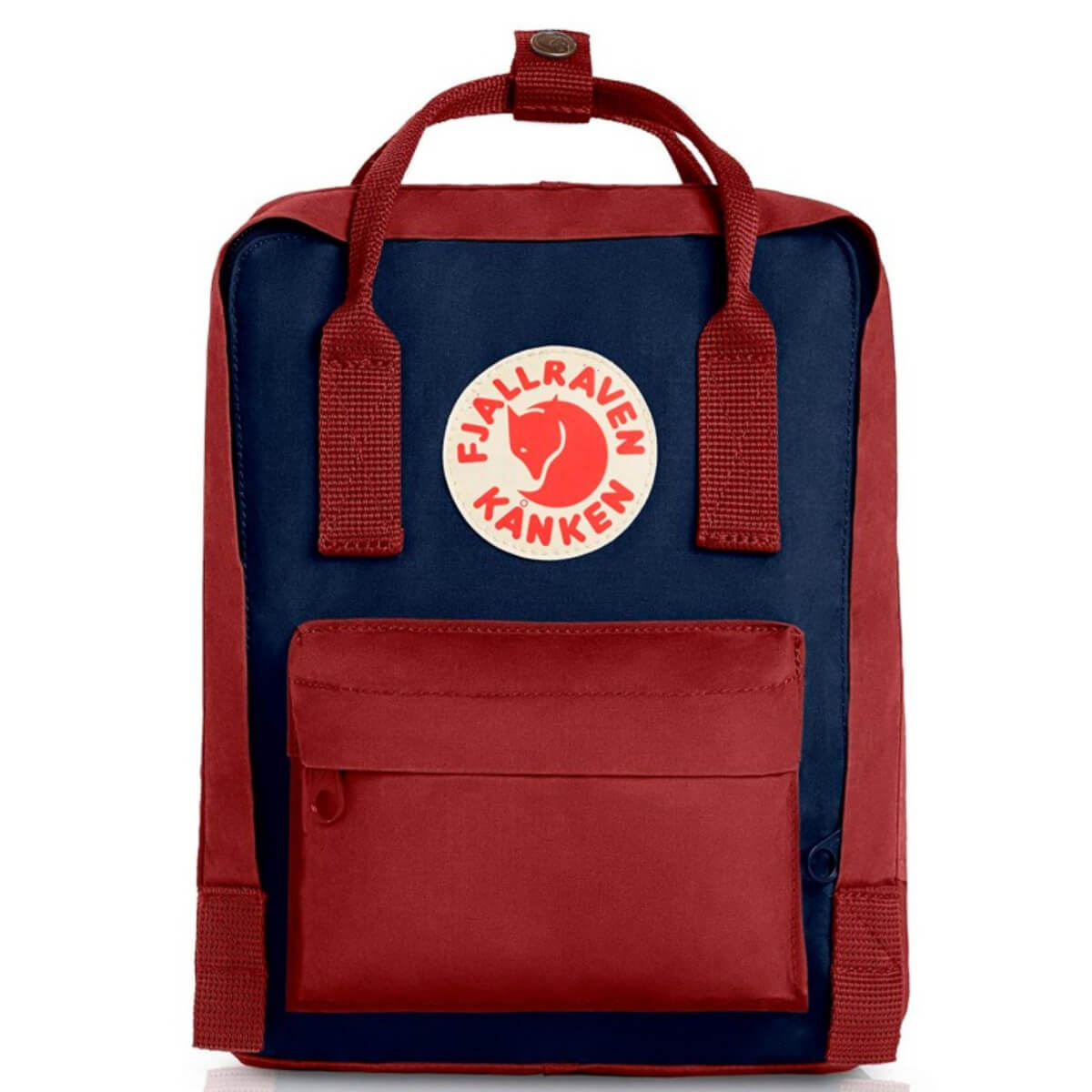 Городской рюкзак Fjallraven Kanken Mini Royal Blue/Ox Red 7 л 23561.540-326